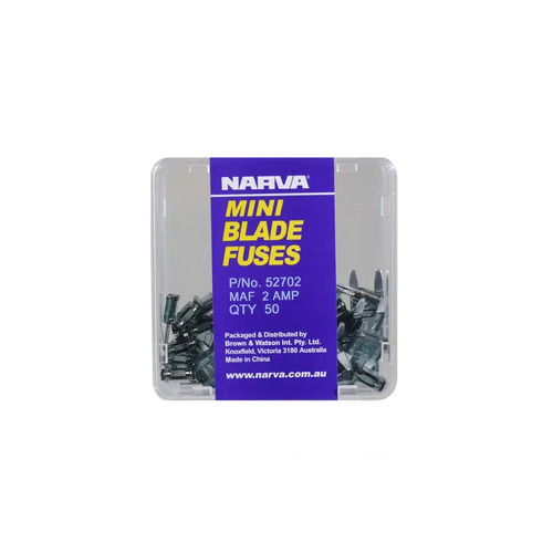 Narva Mini Blade Fuse 2a - (50) 52702