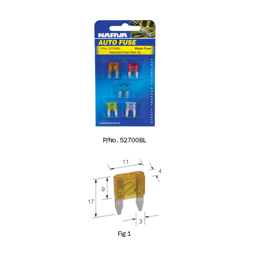 MINI BLADE 3 AMP (50)
