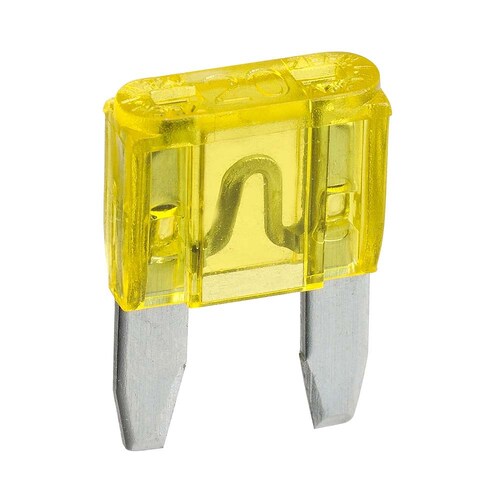Narva 20 Amp Yellow Mini Blade Fuse - 52720BL