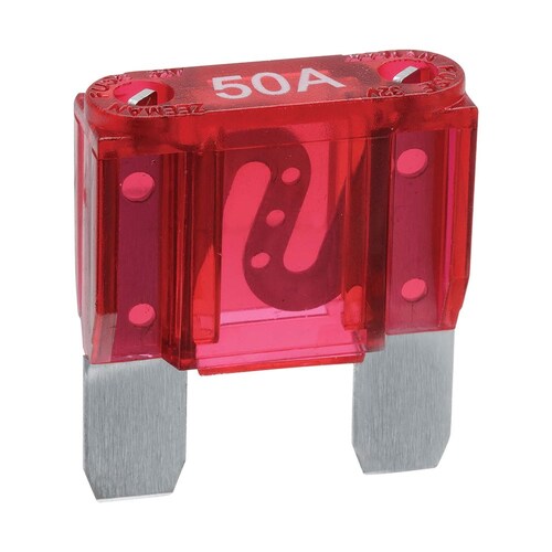 Narva 50 Amp Red Maxi Blade Fuse - 52950BL