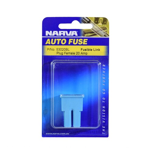 Narva 20 Amp White Female Plug-In Fusible Link - 53020BL