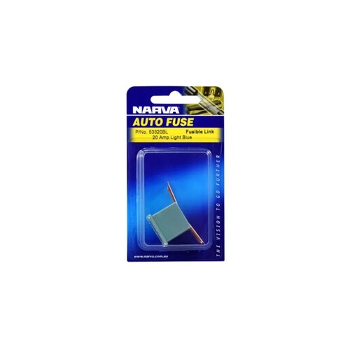 Narva 20A Light Blue Short Tab Fusible Link - Single (53320BL)