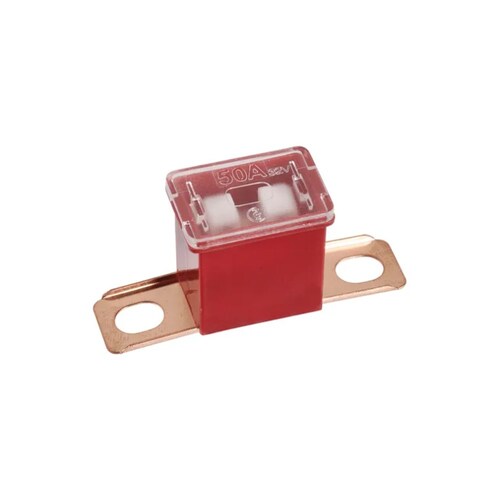 Narva 50A Red Short Tab Fusible Link - 50 Amp Single (53350BL)