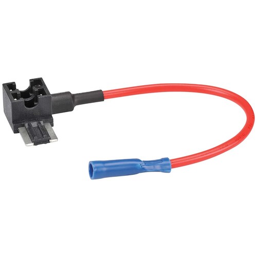 Narva Low Profile In-Line Micro Blade Fuse Holder with LED Indicator - Pack of 1 (54411BL)