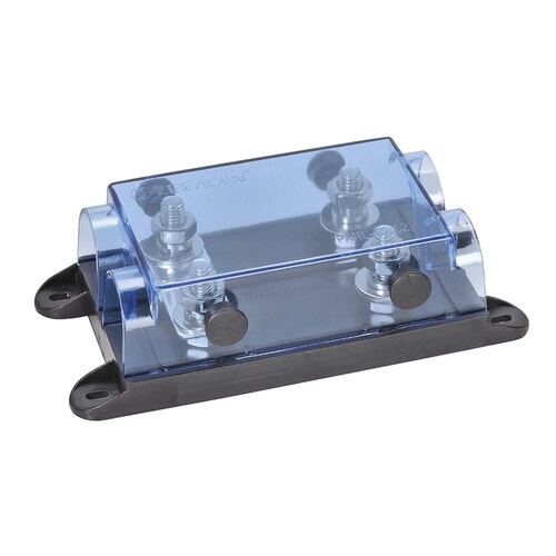 Narva Twin In-Line ANL Fuse Holder with Transparent Cover - 54436