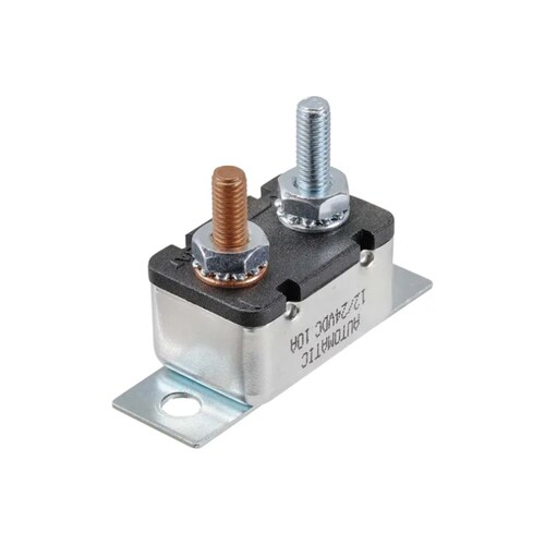 Narva 25A Automatic Reset Straight Bracket Circuit Breaker - 54725BL