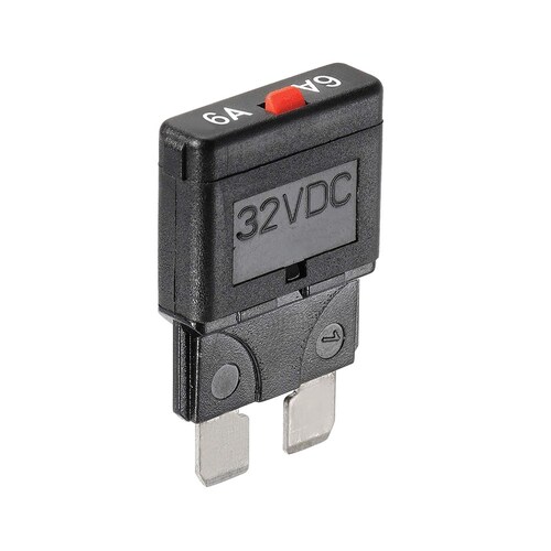 Narva 25 Amp White Manual Resetting Circuit Breaker - 55725BL
