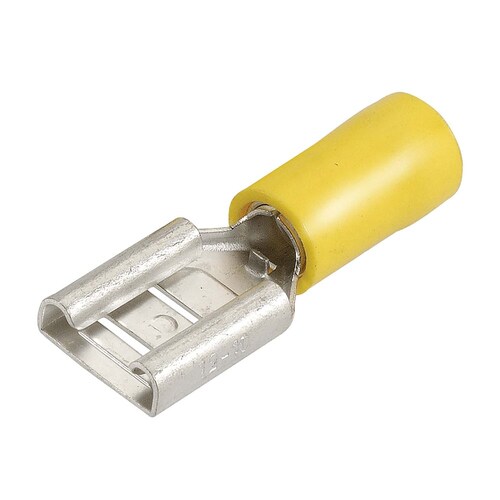 Narva 9.5 x 1.2mm Female Blade Terminal Yellow Pack of 10 - 56040BL