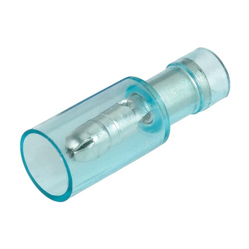 Narva 5.0mm Female Bullet Terminal Blue Pack of 12 - 56049BL