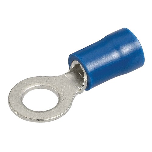 Narva 5.0mm Ring Terminal Blue Pack of 25 - 56078BL