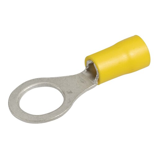 Narva 9.5mm Ring Terminal Yellow Pack of 10 - 56092BL
