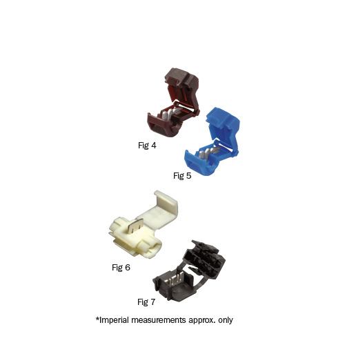 EZY-TAP BLUE 6.3mm (50)