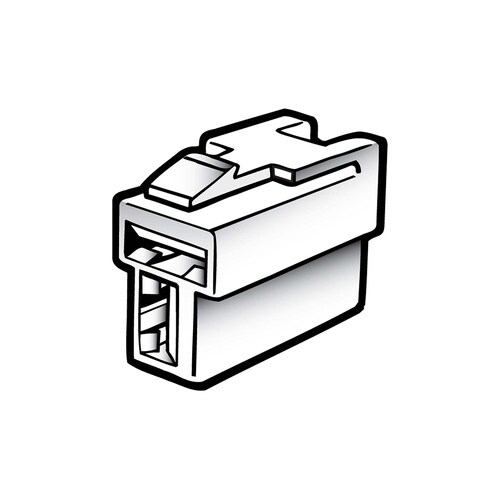 Narva 2 Way Male Quick Connector Housing Pack of 10 - 56252