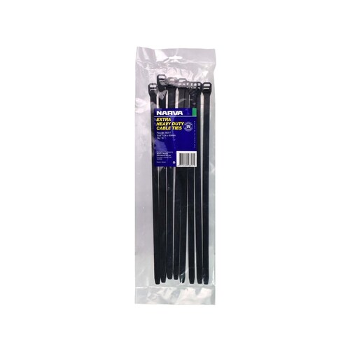 Narva Extra Heavy Duty Cable Tie 12.4 x 404mm (10 Pack) - 56317