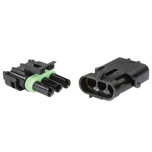 Narva 3 Way Female Waterproof Connector Housing 2 Pack - 56473BL
