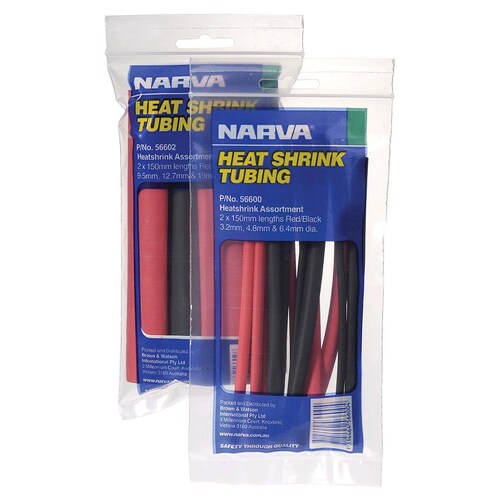 Narva Heatshrink Tubing Assortment 3.2mm - 6.4mm Dia. 56600