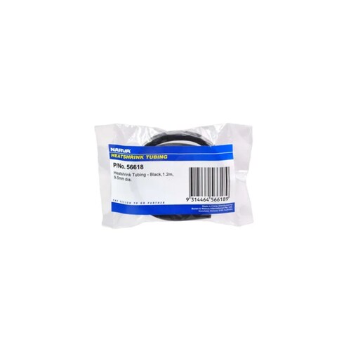 Narva 9.5mm x 1.2m Black Heatshrink - 56618