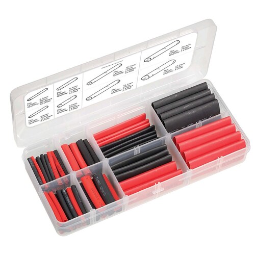 Narva 105 Piece Dual Wall Heatshrink Tubing Assortment - 56654