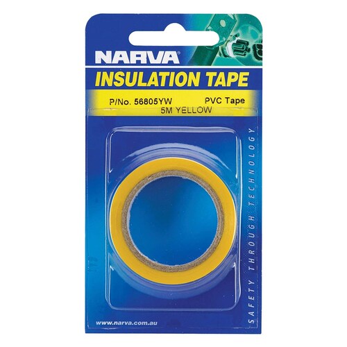 Narva 19mm Yellow PVC Insulation Tape - 56805YW