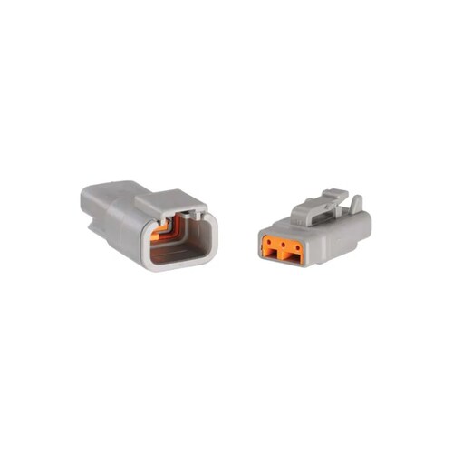 Narva 3-Way 3-Pin DTM Deutsch Male & Female Connector Kit Size 20 - 57303BL