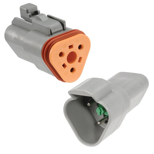 Narva 3-Way Waterproof Deutsch Connector Housing Kit - 2 Pack (57423BL)