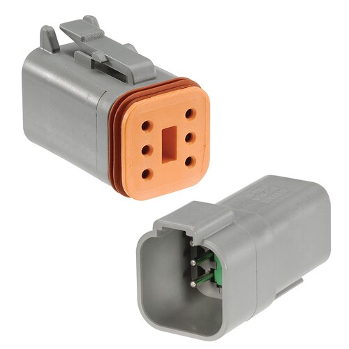Narva 6-Way Waterproof Deutsch Connector Housing Kit - 2 Pack (57426BL)