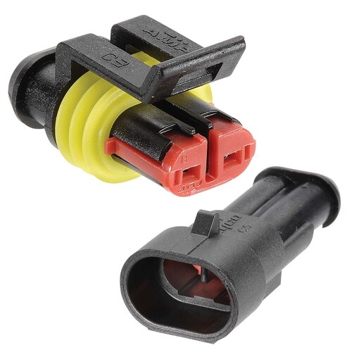Narva 2-Way Amp Super Seal Connector Housing Kit - 2 Pack (57522BL)