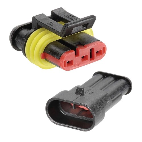 Narva 3-Way Amp Super Seal Connector Housing Kit - 2 Pack (57523BL)