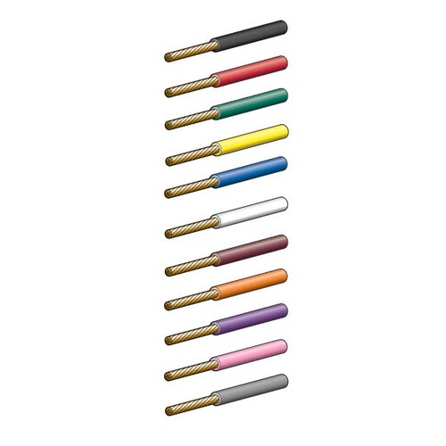 Narva Cable Single Core 4mm 15amp Yellow (30) 5814-30YW