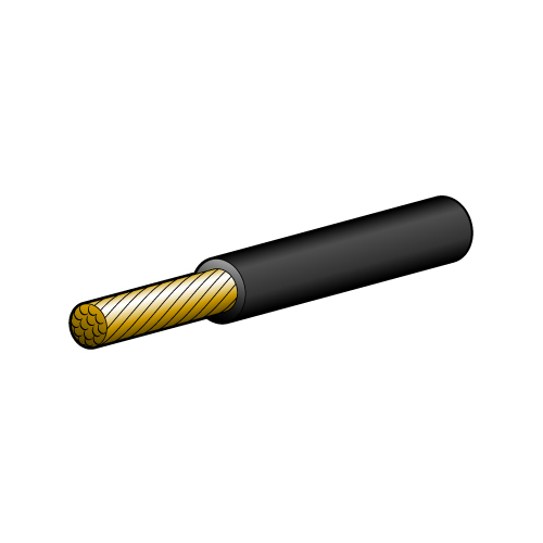 Narva Cable Single Core 5mm 25amp Blk (30) 5815-30BK