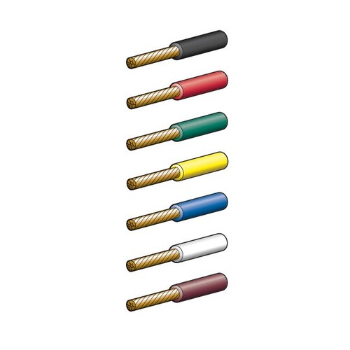 Narva Cable Single Core 6mm 50amp Blk (30) 5816-30BK
