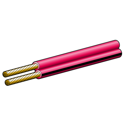 Narva Cable Twin Core 4mm 15amp Red Black (30) 5824-30F8