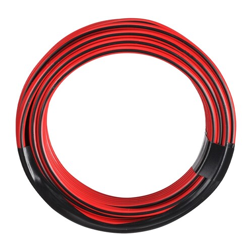 Narva 15A 4mm Twin Core Fig 8 Cable Red with Black Tracer - 4m Length