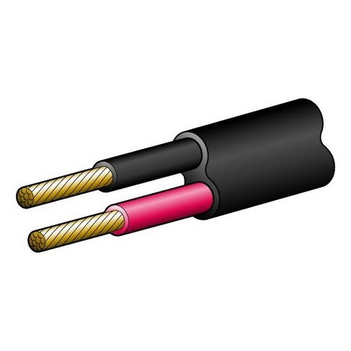 Narva Twin Core Sheathed Cable 30m 50a 6mm Red/black (black Sheath) 5826-30TW