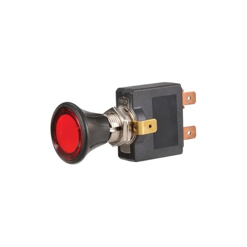 Narva Illuminated Off/On Push/Pull Switch with Red LED - 60025BL