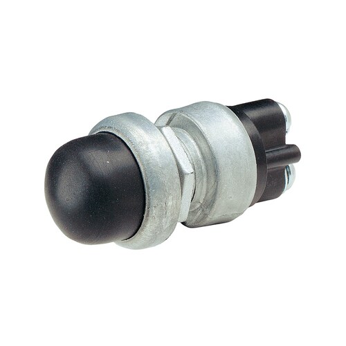 Narva Momentary On Heavy-Duty Push Button Switch with Waterproof Neoprene Boot - 60033BL