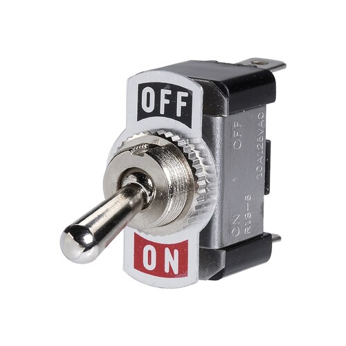 Narva Off/On Metal Toggle Switch with Off/On Tab - 60060BL