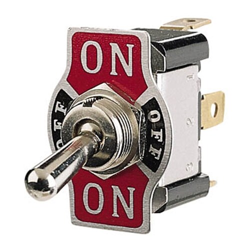 Narva On/Off/On Metal Toggle Switch with Tab - 60061BL