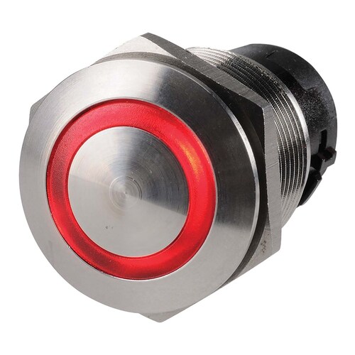 Narva Off/On LED Push Button Switch Red - 60076BL