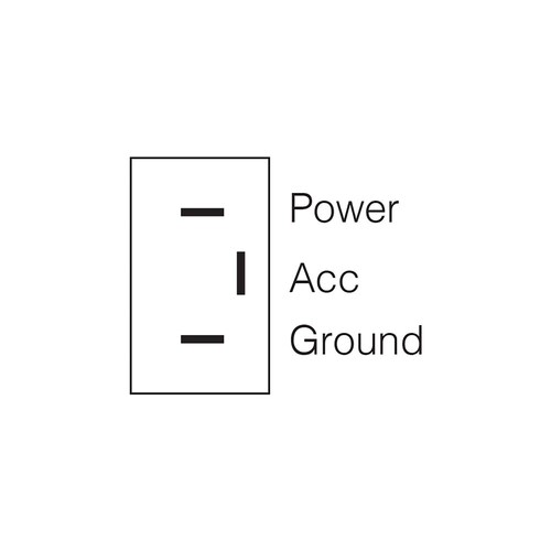 Narva Off/On Heavy-Duty Toggle Switch with Amber LED - 60280BL