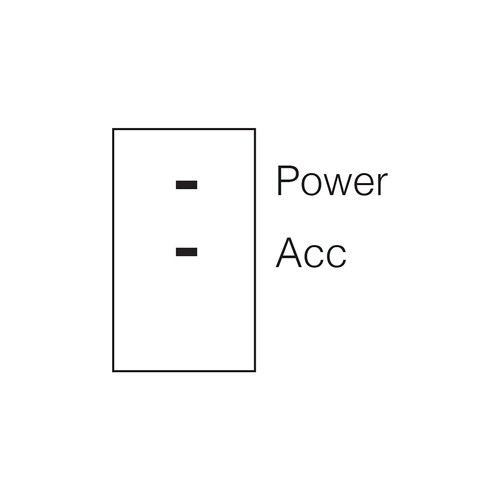 Narva Micro Off/On Toggle Switch - 60290BL