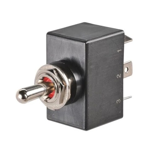 Narva On/Off/On IP67 Waterproof Heavy Duty Toggle Switch 25A 12V / 15A 24V - 60294BL