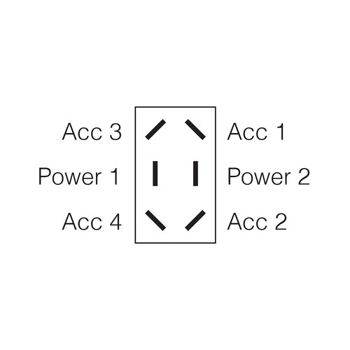 Narva Heavy-Duty Waterproof Toggle Switch - Momentary On/Off/On (60295BL)