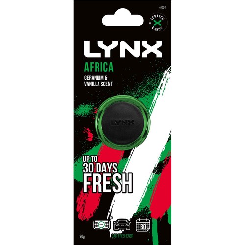 Lynx Lynx Mini Vent Air Freshener Africa - Single (61024)