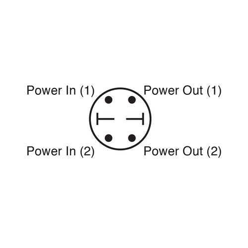 Narva Heavy-Duty Dual Pole Battery Master Switch with Removable Key - 61052