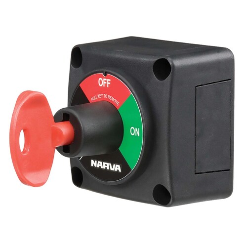 Narva Battery Master Switch with Removable Key - 61078BL