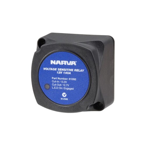 Narva 12 Volt 140 Amp Voltage Sensitive Relay - 61092BL