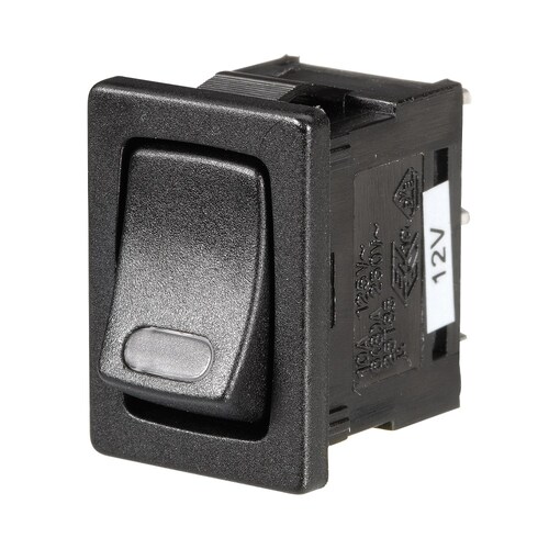 Narva Off/On Micro Rocker Switch with Red LED - 62061BL