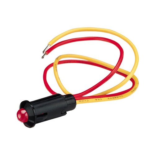 Narva 12 Volt Pilot Lamp Pre-Wired with Red LED - 62075BL