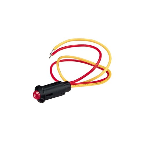 Narva 24V Pre-Wired Pilot Lamp with Red LED - 62077BL